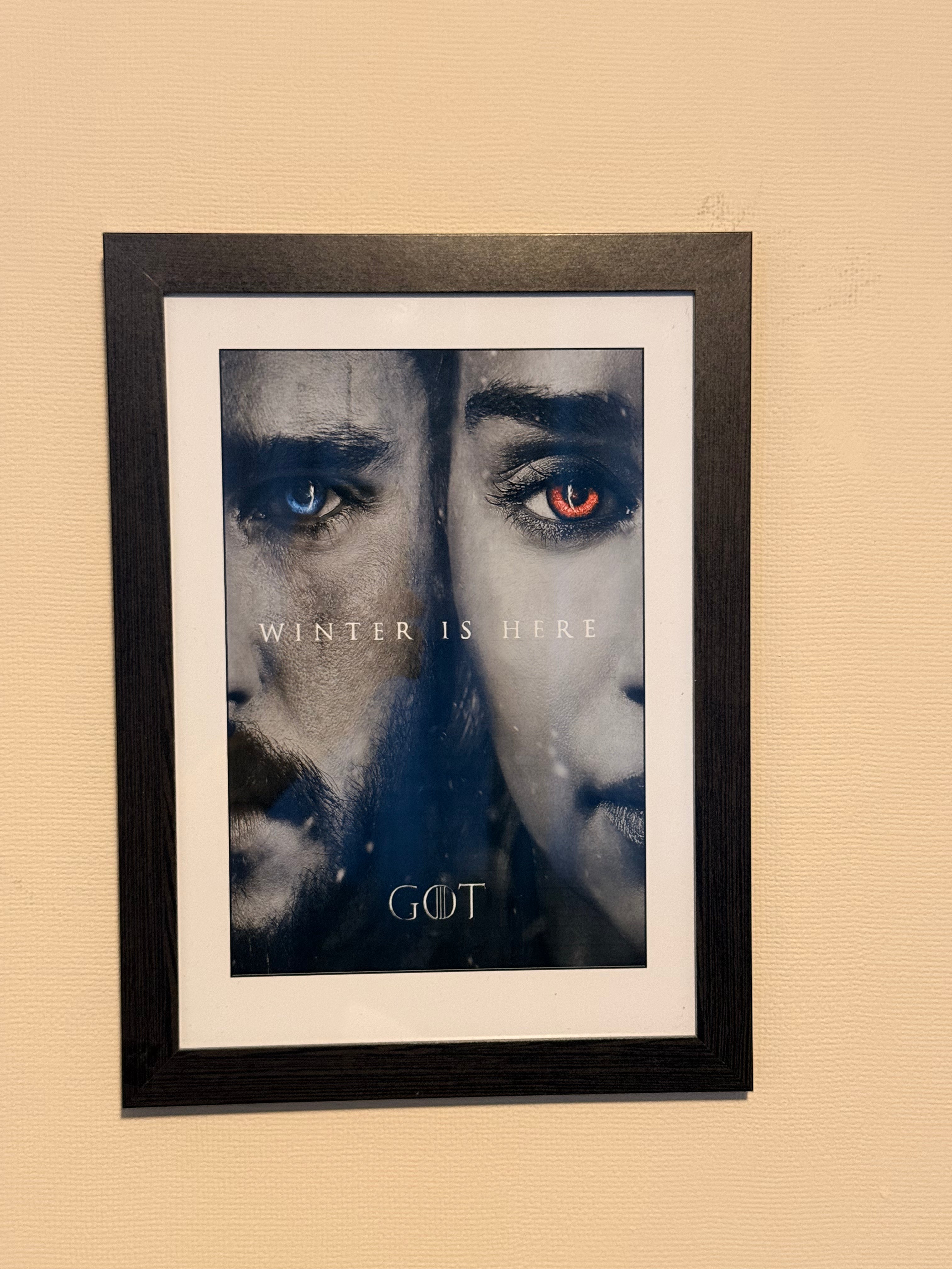 Game Of Thrones - "WINTER IS HERE" 21X30