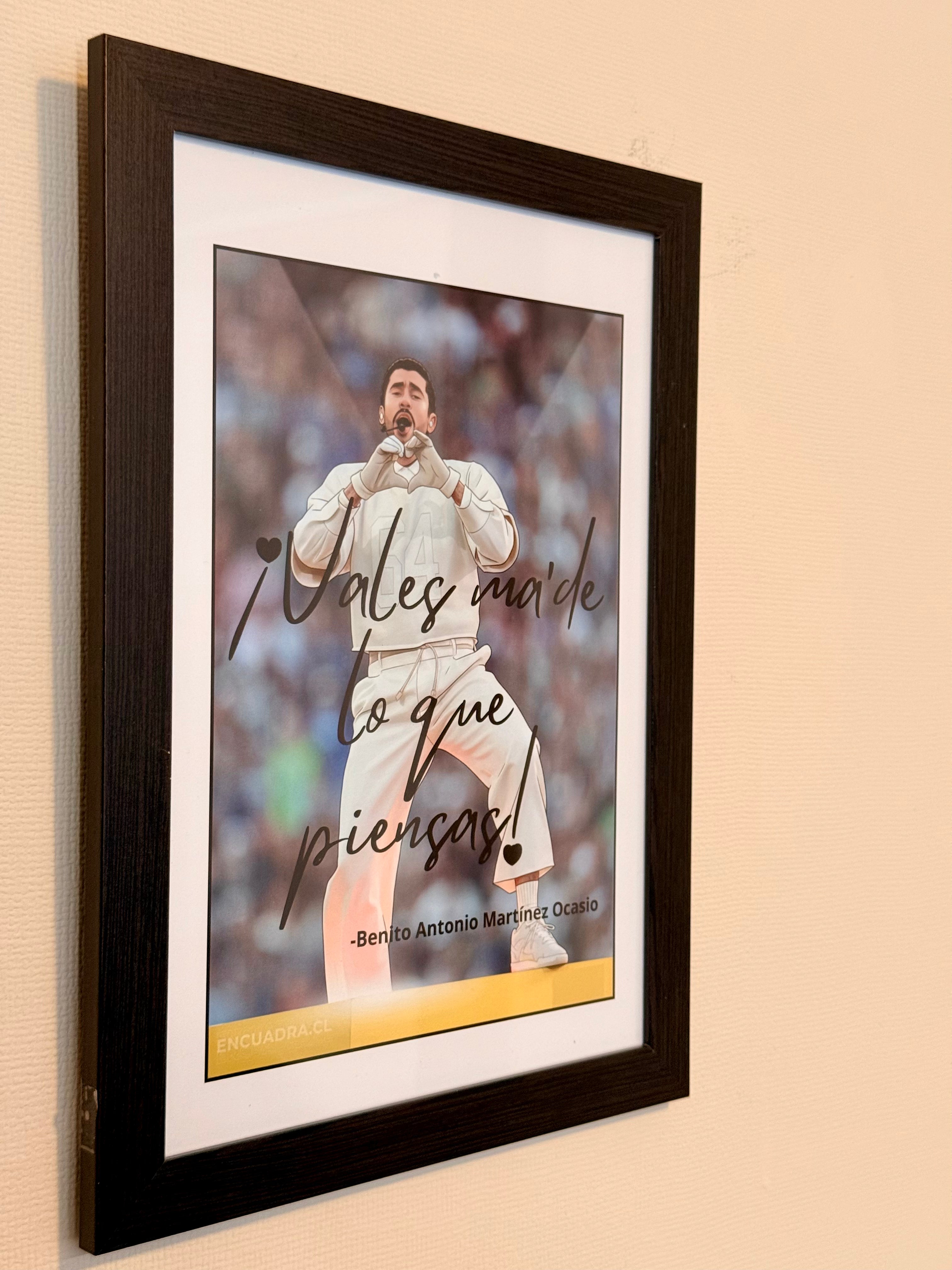 Benito aka Bad Bunny - "Vales ma'de lo que piensas" 21X30